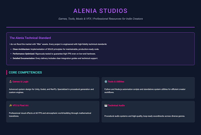 develop custom code, gui, or systems for your renpy game